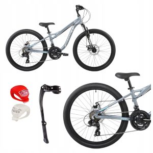 ROWER 24" ROMET RAMBLER FIT SHIMANO GÓRSKI MTB OŚWIETLENIE I STOPKA GRATIS